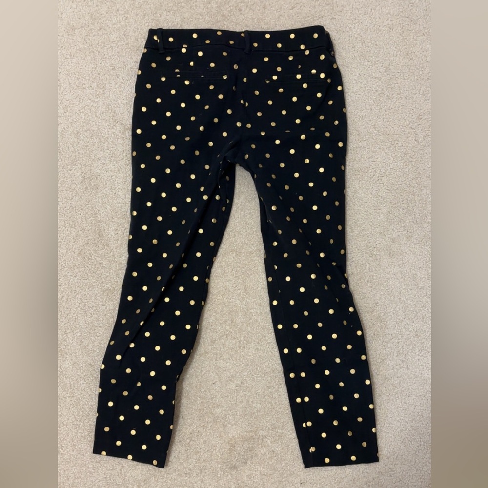 Old Navy Women’s Black Pixie Pants with Gold Dot Print - Picture 7 of 10